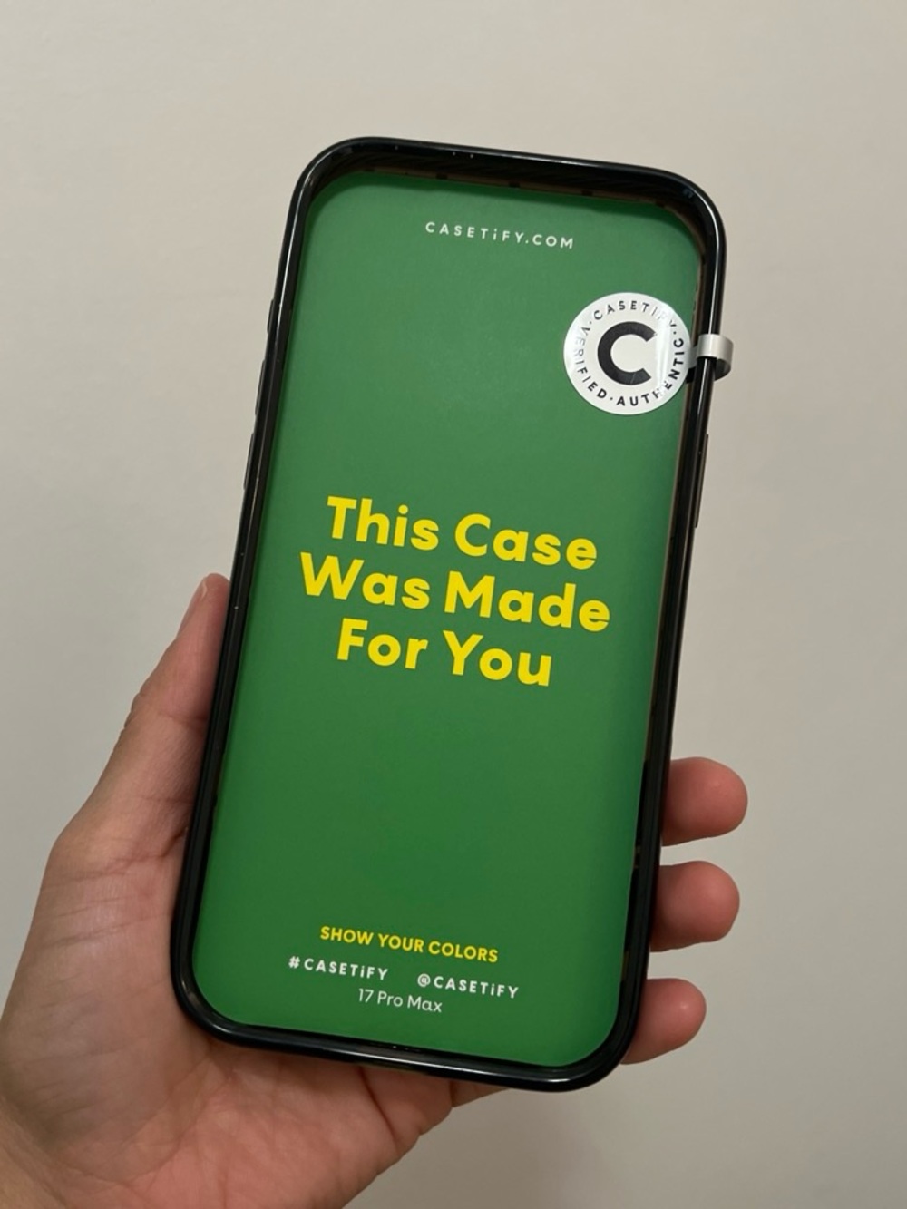 CASETiFY Takashi Murakami black
Impact Case MagSafe Compatible
iPhone 17 Pro Max - Picture 5 of 7